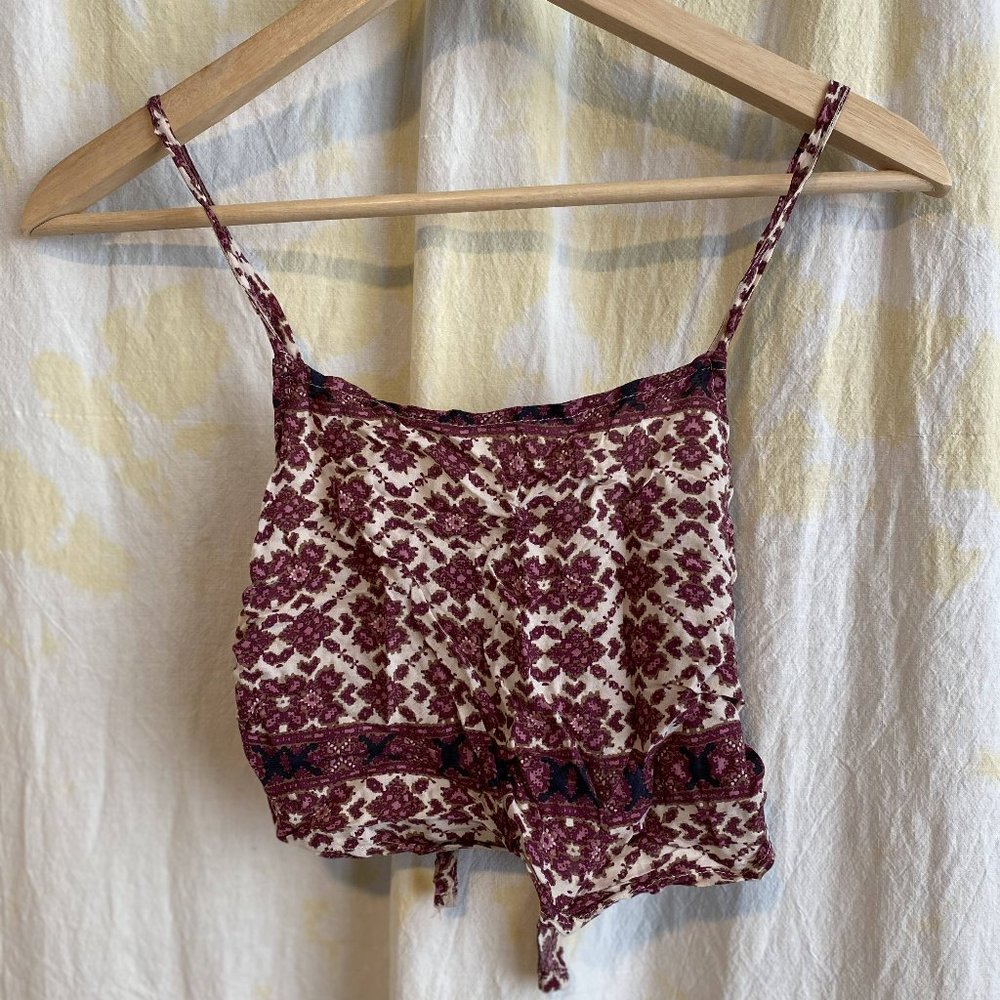 Brandy tie back top